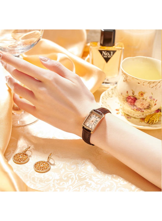 Julius Women'S Fashion Quartz Waterproof Watch Brown Ja-1338C - Image 4