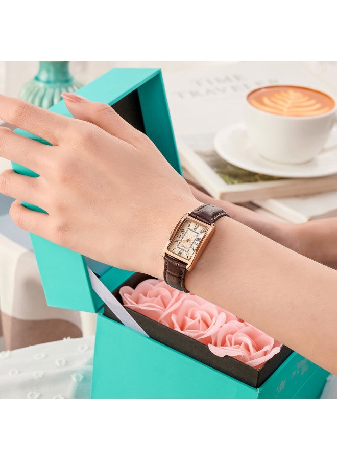 Julius Women'S Fashion Quartz Waterproof Watch Brown Ja-1338C - Image 5
