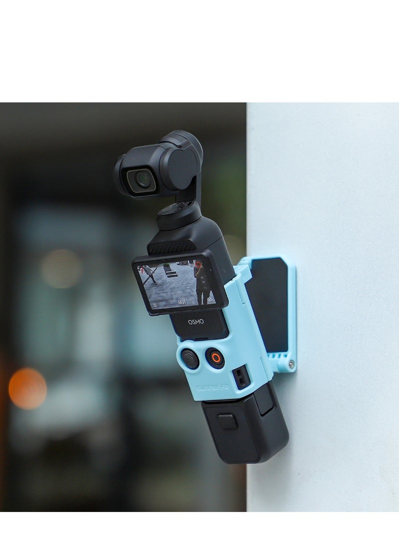 SUNNY LIFE Dedicated Magnetic Mount Stand Compatible with DJI Osmo Pocket 3, Upgraded Pocket3 Accessories Adapter Clamp Magnet Suction Case Holder on Desktop, Vertical Surface, 180° Adjustable Handle, WITH 2 Lens Protector + 2 LCD Screen Protector  - Image 3