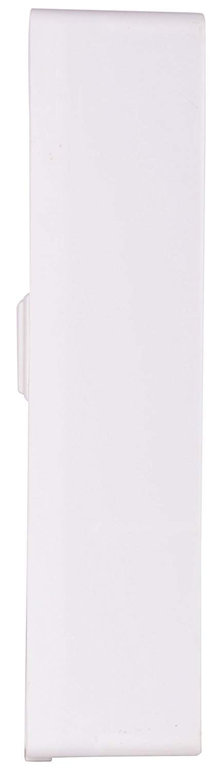 RIYA Plastic Bathroom Mirror Door Single Cabinet with Storage Shelves (White) - Image 2