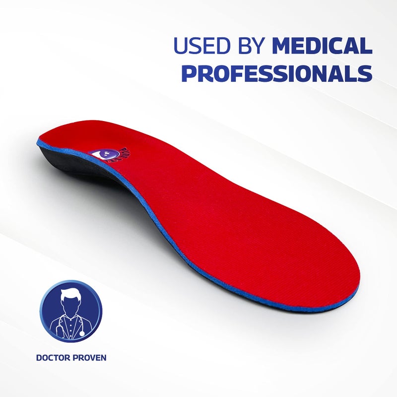 Pure Stride Professional Full Length Orthotics - Shoe Insert & Support for Metatarsals, High Arch, Flat Feet - Pain Relief for Plantar Fasciitis, Arch, Heel - 1 Pair, Men's 7-7.5 / Women's 9-9.5 - Image 5