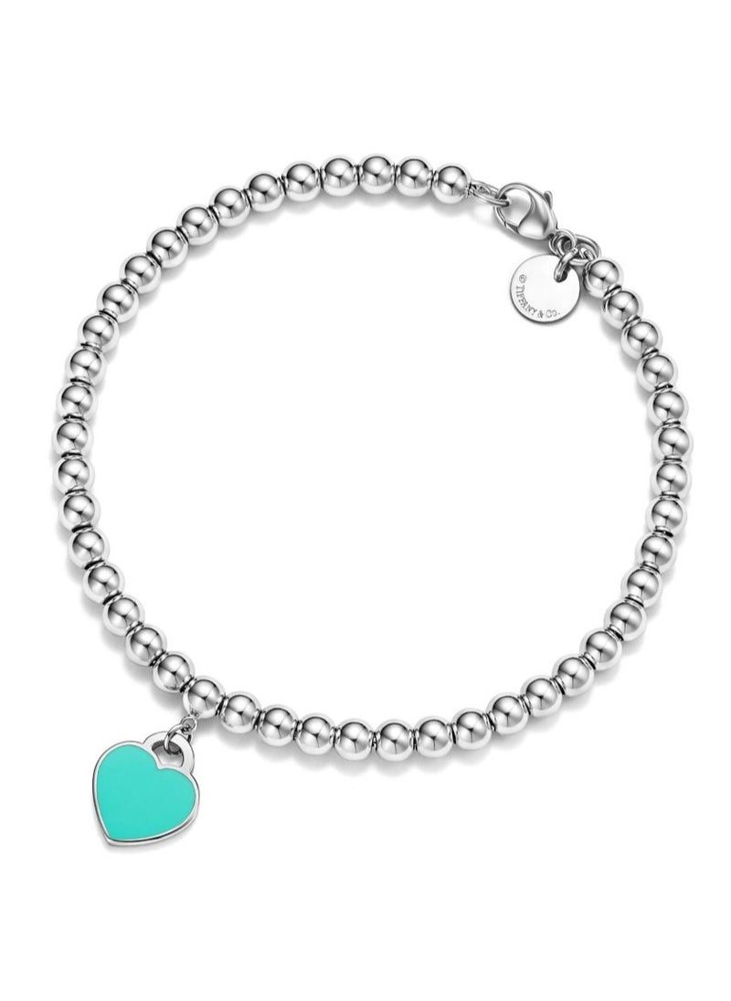 Tiffany Heart Enamel Beaded Bracelet 4mm - pzsku/ZA715E13D934747C799D1Z/45/_/1730190000/df654000-6cee-42a2-bdfd-a8ebe1956ae0