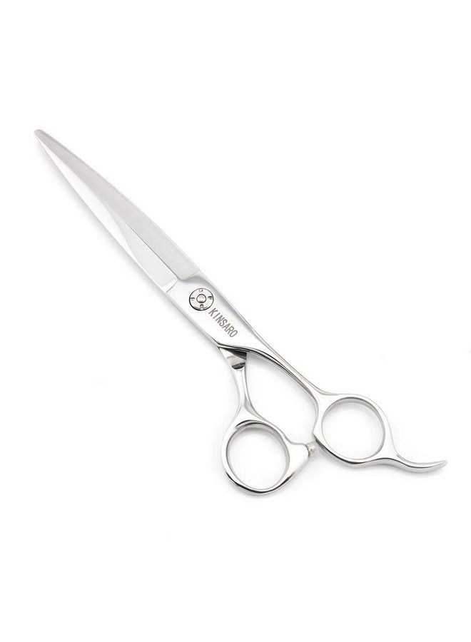 KINSARO Barber Scissors 7" Professional Sliding Hair Scissors Willow Shape Sliding Hair Shears Professional Sliding Haircut Shears Razor Edge 440c Barber Shears KINSARO - Image 1