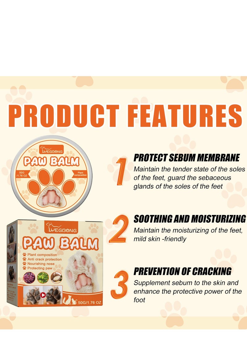YEGBONG Yegbong pet moisturizing paw balm, universal deep moisturizing sole and sole pad care balm for cats and dogs  - Image 5