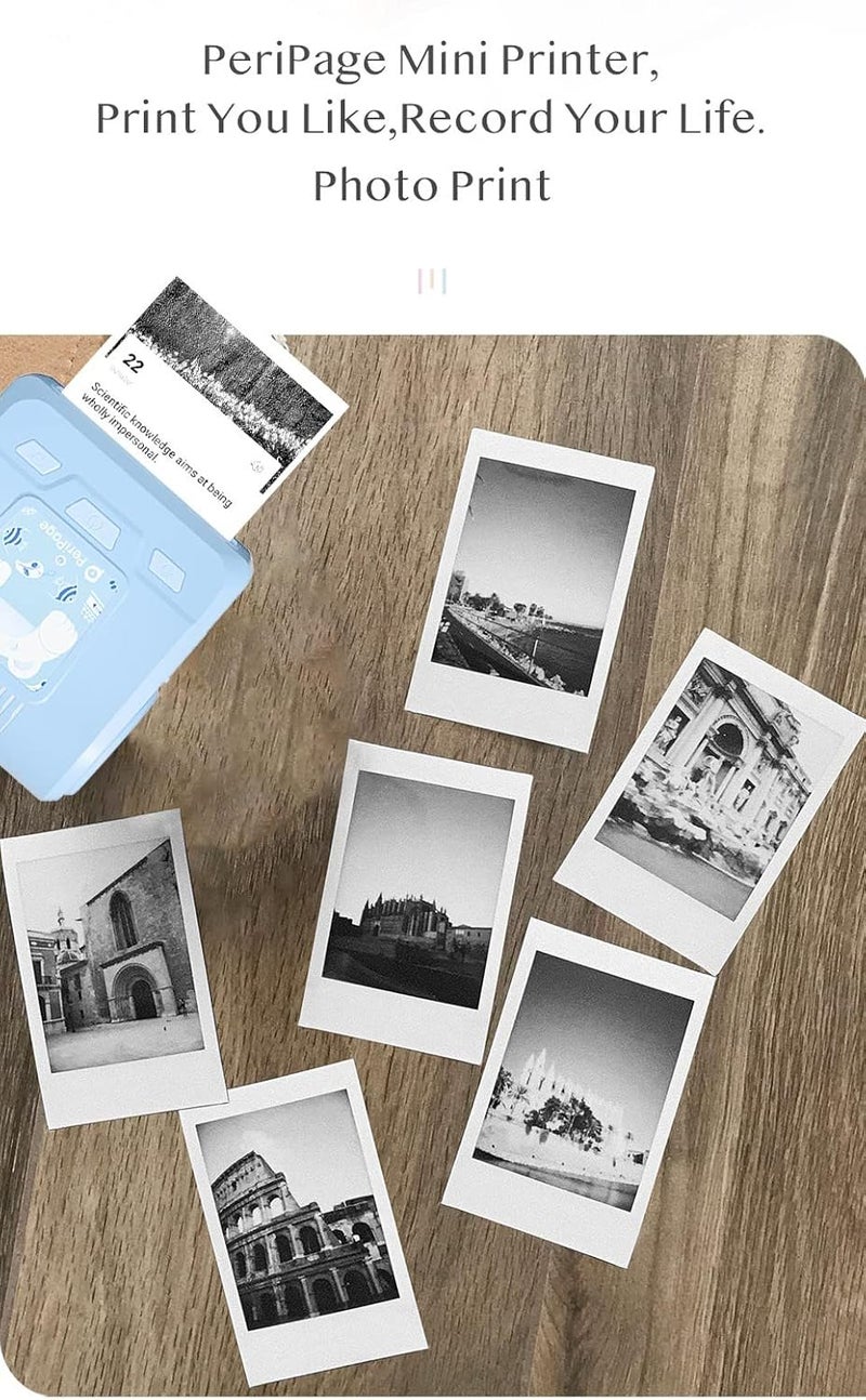 بيري بيدج ورق حراري، مقاس 80 مم × 50 مم، أبيض - Image 3