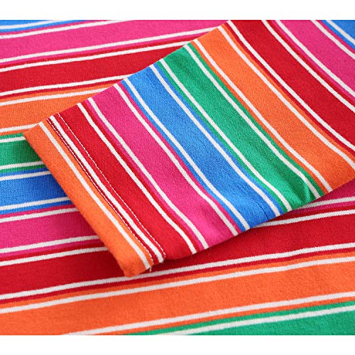 GRANDWISH Baby Boys Girls Striped T-Shirts, Long Sleeve Cotton Chucky Costume Top Shirts 4T Multicolor - Image 4