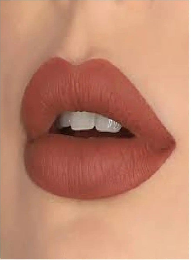 Lui Pui LUIPUI Brown Matte Crayon Lipstick – Waterproof, Long-Lasting Lip Color, Pack of 1 (Brown, 6g) - Image 3