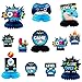 BeYumi 12 Pcs Blue Video Game Honeycomb Centerpieces Table Toppers 3D Video Game Table Decorations Supplies Kit for Kids Boys Game Fans Level Up Game Over Gaming Theme Birthday Party Baby Shower - Image 3