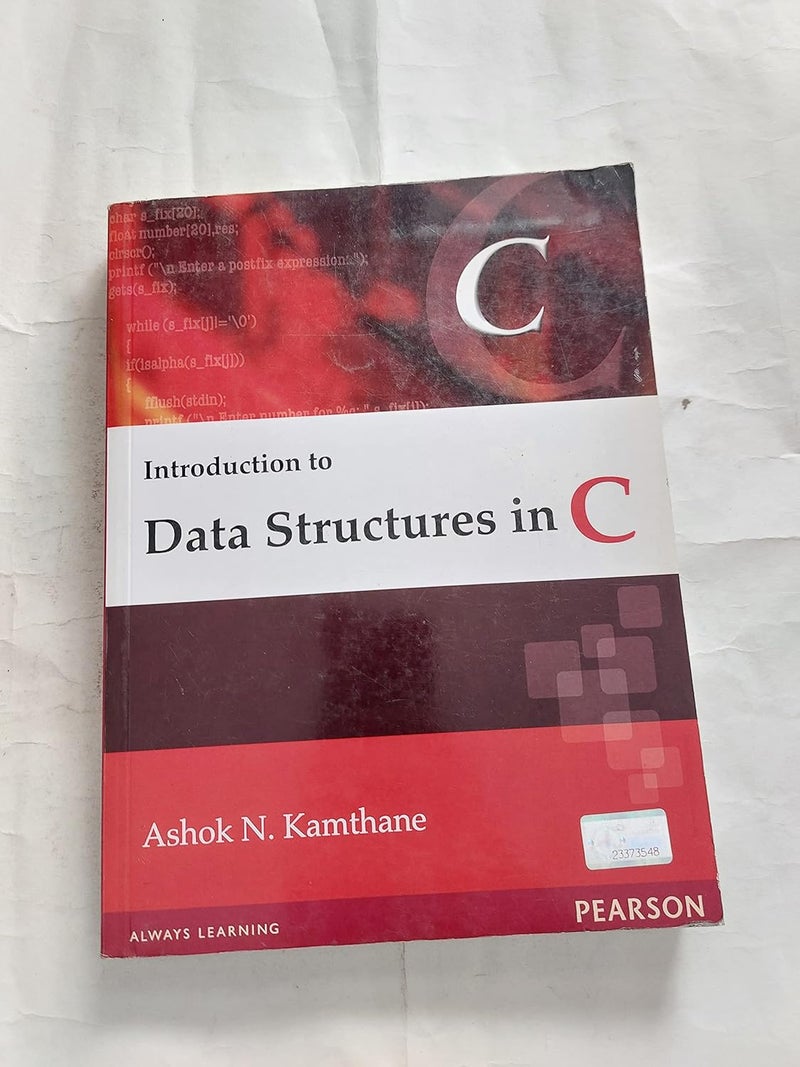 INTRODUCTION TO DATA STRUCTURES IN C, 1ST EDN - Image 1
