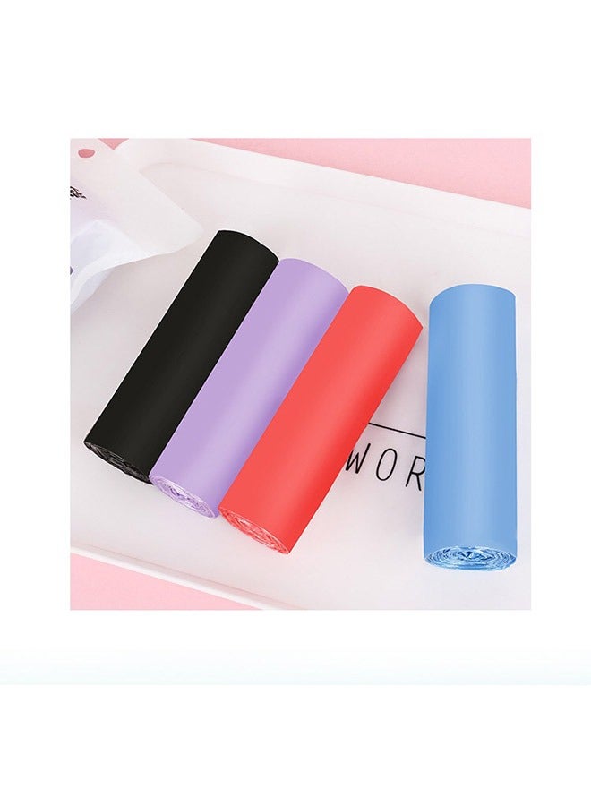 100-Piece Disposable Garbage Bag Set Red - Image 3