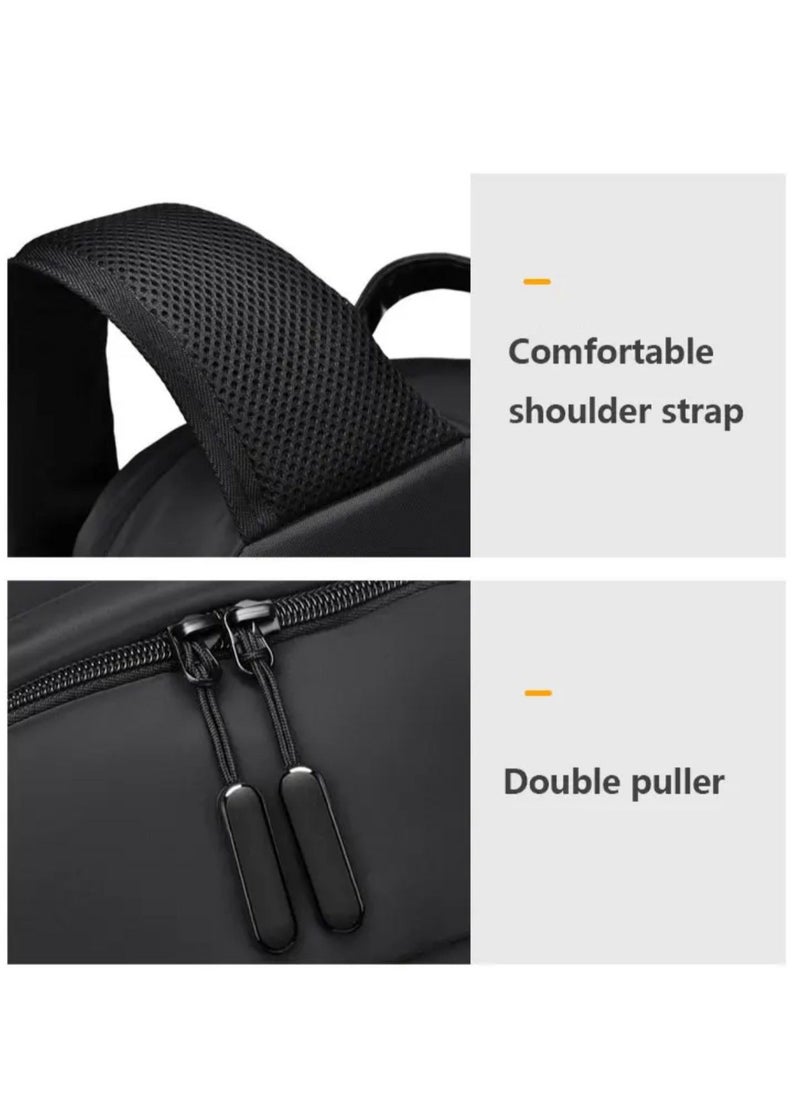 HIGH LINE STORE - Swift Bag Backpack Water-Resistant Multi-Pocket Laptop Bag with Stylish Design for Daily Essentials, Black - Image 1