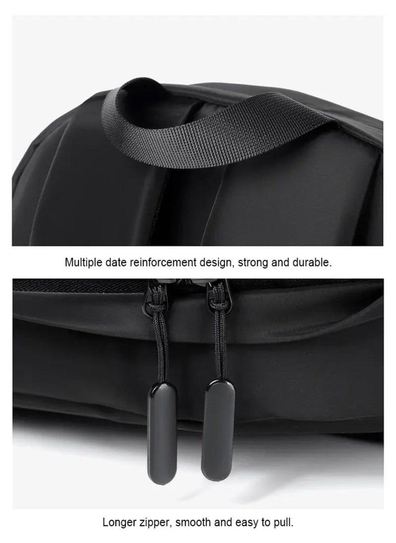 HIGH LINE STORE - Swift Bag Backpack Water-Resistant Multi-Pocket Laptop Bag with Stylish Design for Daily Essentials, Black - Image 1