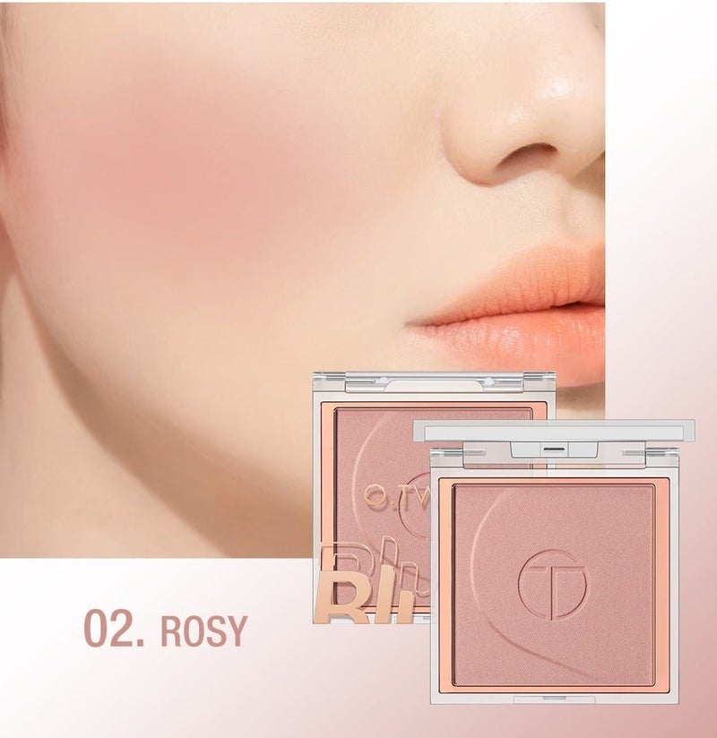 O.TWO.O Silky Glow Blush Powder No. 02 Rosy - 5g - Image 2