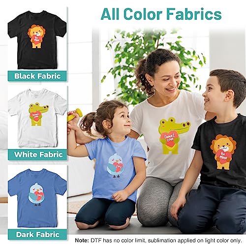 KASYU DTF Transfer Film Roll, A3 13" x 82ft Glossy Direct to Film for All Sublimation&DTF Printers,DTF Film for Sublimation Hack,Upgraded DTF Paper for All Color Fabric - Image 5