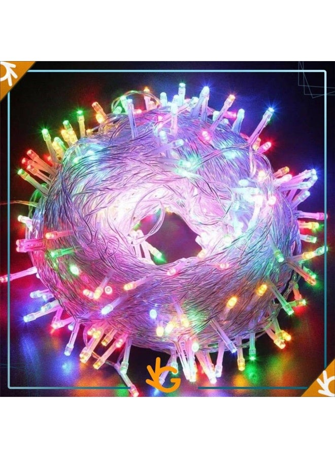 سلسلة إضاءة LED ملونة ديكورية – تنسيق متعدد الألوان للحفلات والديكور المنزلي، إضاءة قوية موفرة للطاقة للمناسبات والأعياد والزينة، سهلة التثبيت ومقاومة للحرارة للاستخدام الداخلي والخارجي - Image 3