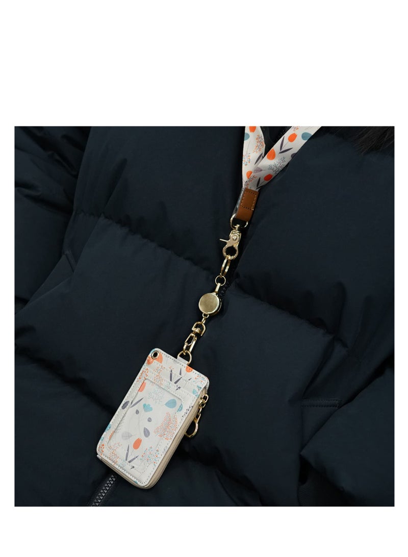 SYOSI 3 Pack Retractable Keychain , Retractable Badge Holder, Badge Reel for Id Card Holders, Id Card Holder （Sliver,Rose Gold,Gold) - Image 5