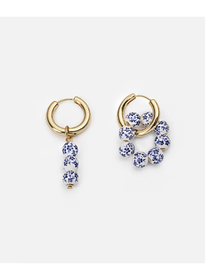 Ipekyol Intertwined Floral Earrings