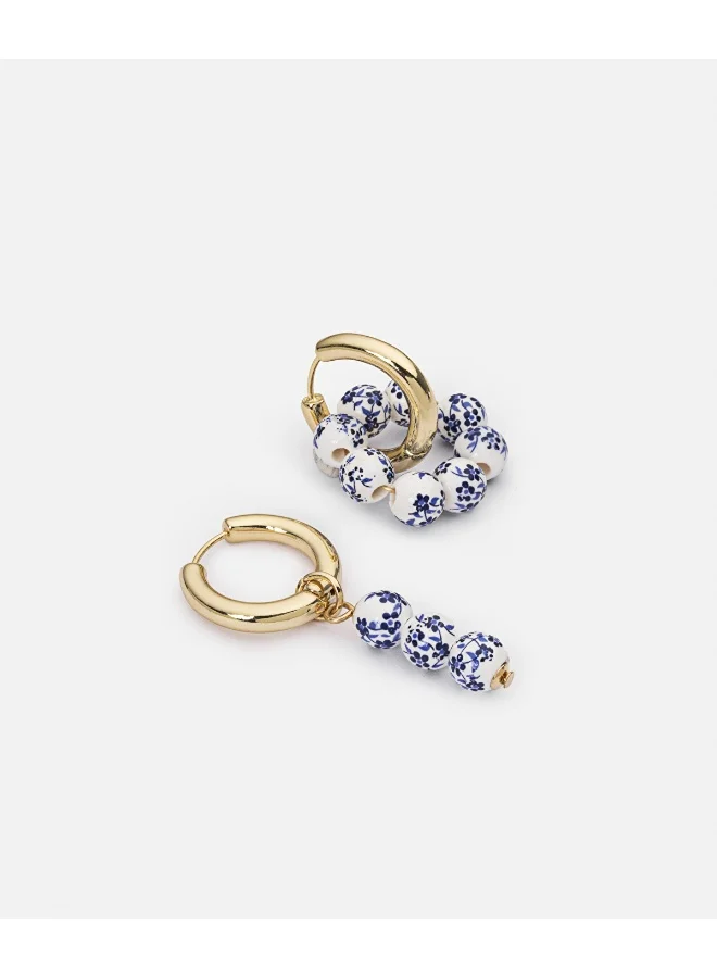 Ipekyol Intertwined Floral Earrings