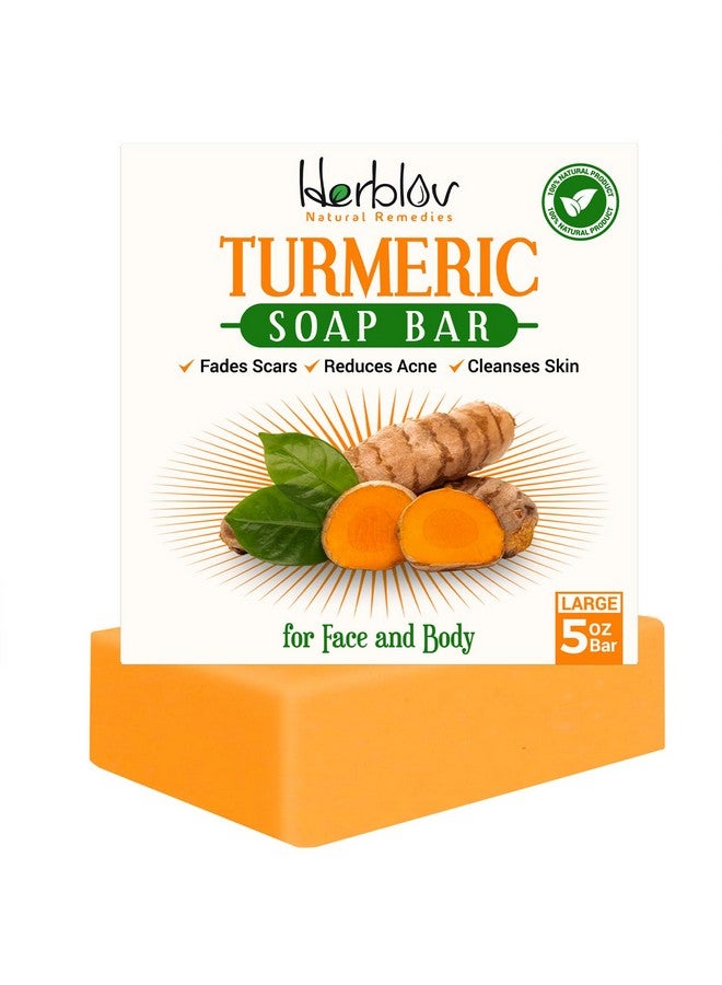 Natural Turmeric Soap Bar For Face & Bodyturmeric Skin Brightening Soap For Dark Spots Intimate Areas Underarmsturmeric Face Wash Reduces Acne Fades Scars & Cleanses Skin5Oz Made In Usa…