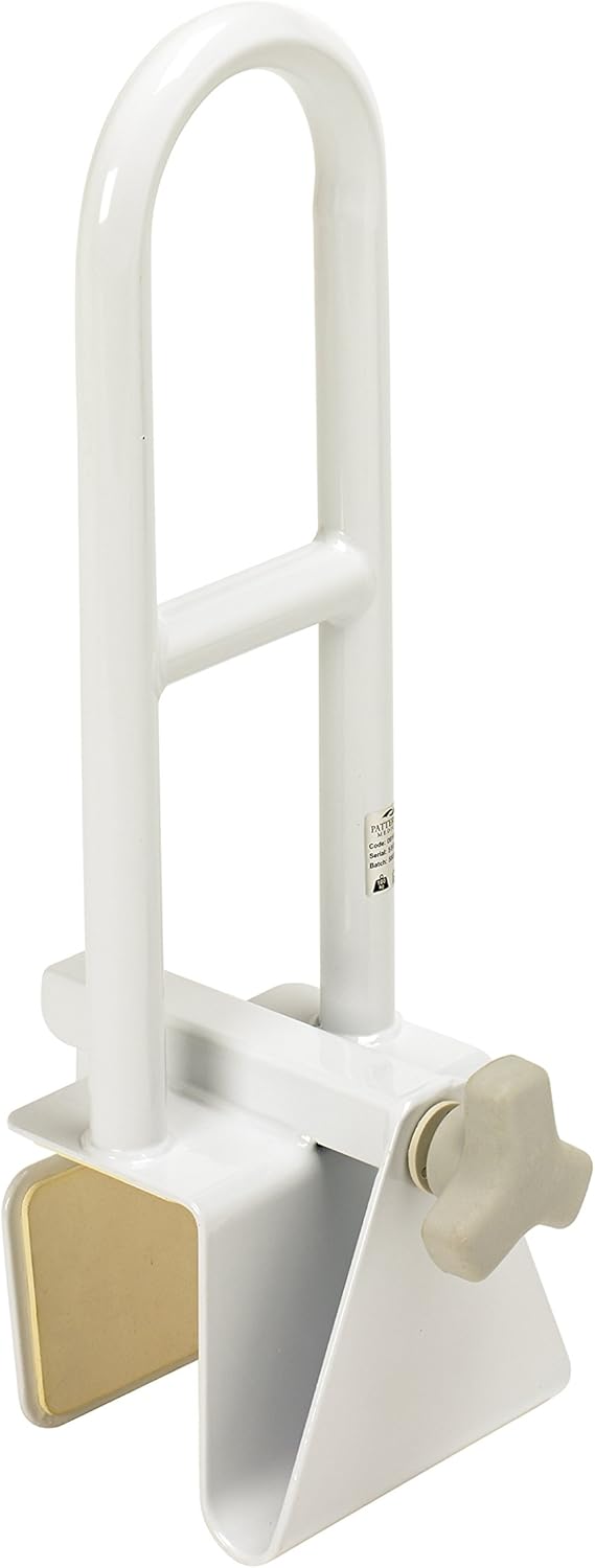 Homecraft Deluxe Bath Tub Grab Bar Bathroom Stability Bar Bathroom Mobility Aid for Stability and Support Transfer Assisstant for Bathtubs Showers and Toilets Portable Hand Bar Safety Rail - Image 1