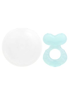 Nuby Nuby, Silicone Teether, Teethe-eez, 3+ Months, Aqua, 2 Piece Set  - Image 3