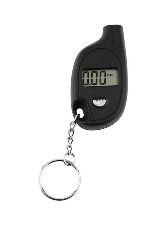 Loquat Mini Keychain Digital Car Tyre Air Pressure Gauge - Image 1