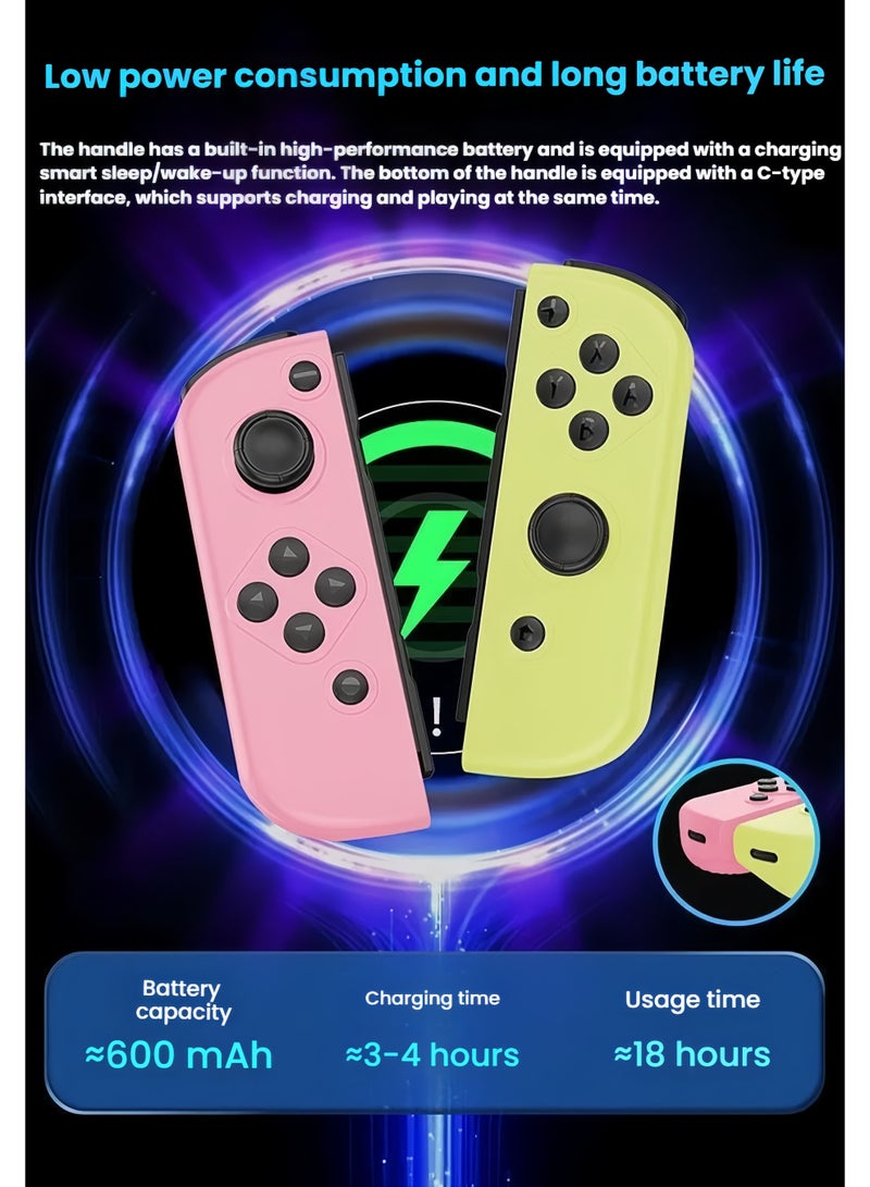 Joy Cons Wireless Controller for Nintendo Switch, L/R Controllers Replacement Compatible with Nintendo Switch - Image 3