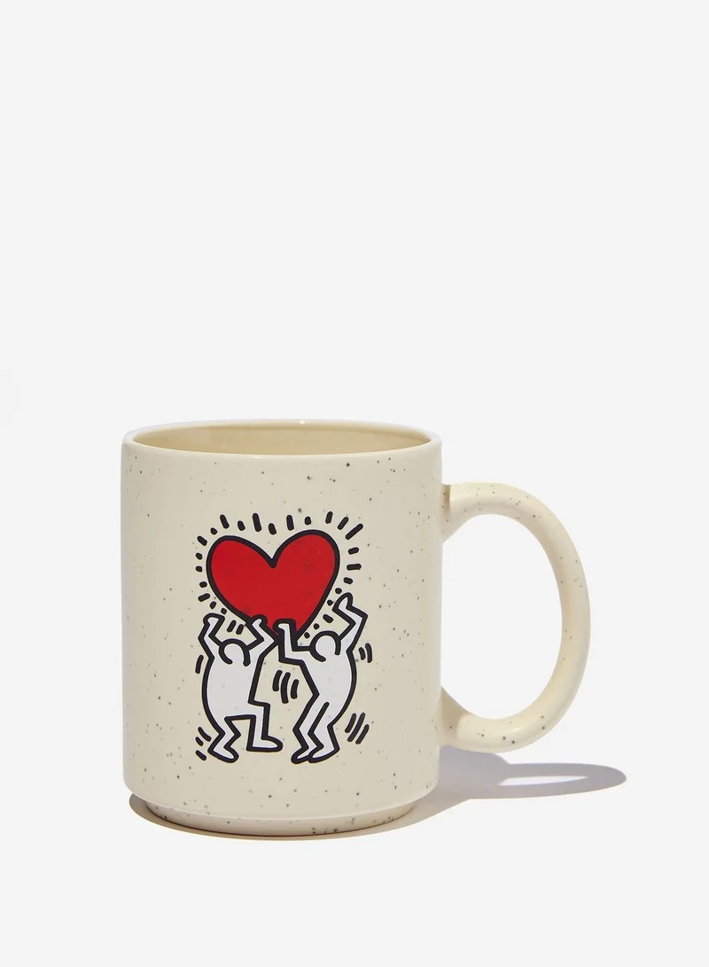 Typo Keith Haring Heart Mug