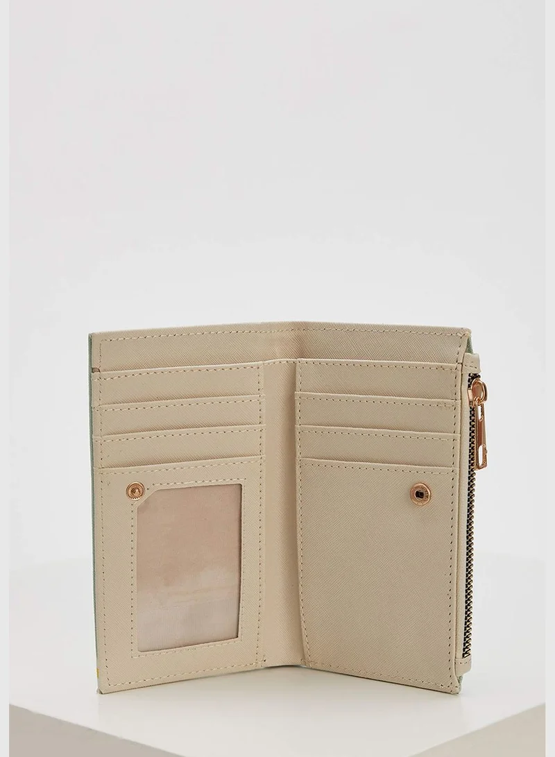 DeFacto Faux Leather Flower Print Wallet