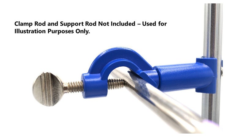 EISCO 4PK Swivel Bossheads, Premium - 360 Rotation - Fits Rods up to 16mm, Any Angle - Heavy Duty Powder Coated Alloy - High Torsional Strength - Research, Industrial Laboratory Grade - Image 5