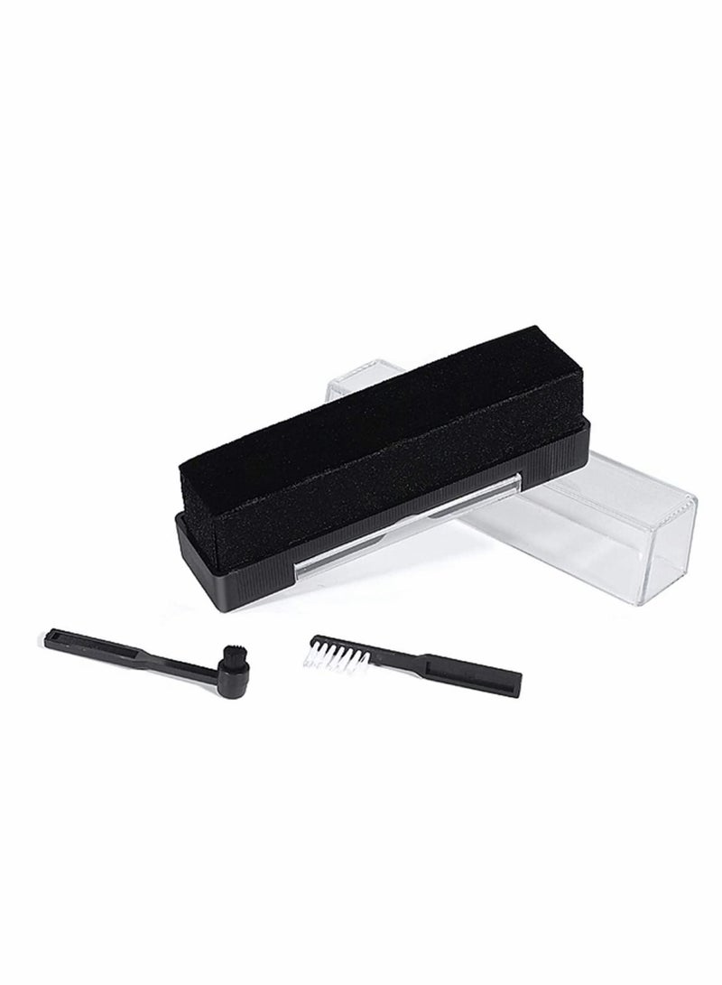 Y&D Vinyl Record Cleaning Brush, 3-in-1 Anti-Static Carbon Fiber Brush Kit - Image 2
