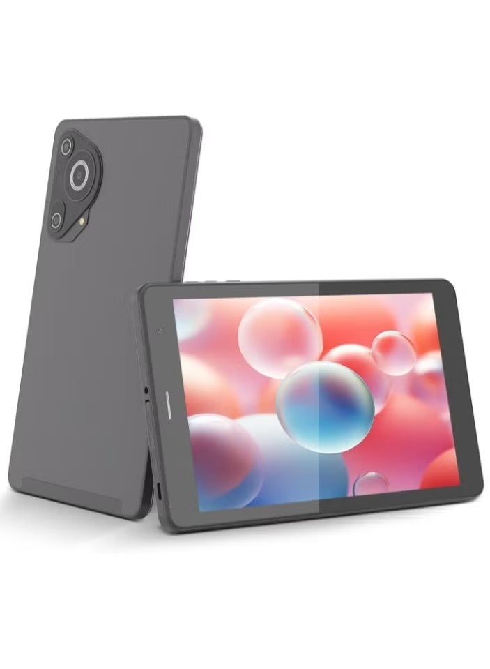 REBENUO CM828 8-Inch Android 14 Tablet, 8GB RAM, 512GB ROM, SIM Card Slot, WiFi Connectivity, Dual Camera, HD IPS Touchscreen Display, Quad-Core Processor, Portable Tablet PC with Large Storage for Work, Study, Gaming, Streaming, Browsing & Travel, Black - Image 1