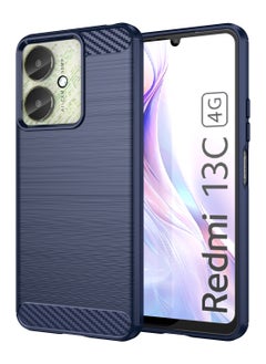 Fankalo Phone Case for Xiaomi Redmi 13C 4G/ Redmi 13C 5G/ Xiaomi Poco C65 4G Soft TPU Brushed Texture Anti-Slip  - Image 1