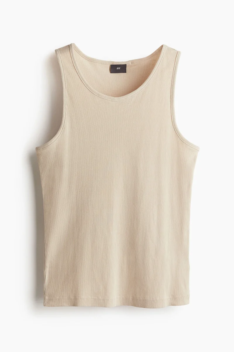 H&M Knitted Vest & Pyjama Shorts Set