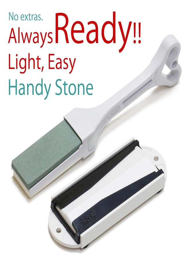 Suehiro Handy stone SKG-48 Handheld sharpening stone [Anyone Foolproof Whetstone] #220, #1000 made in Japan. [Japan ver. (No English manual)] - Image 2