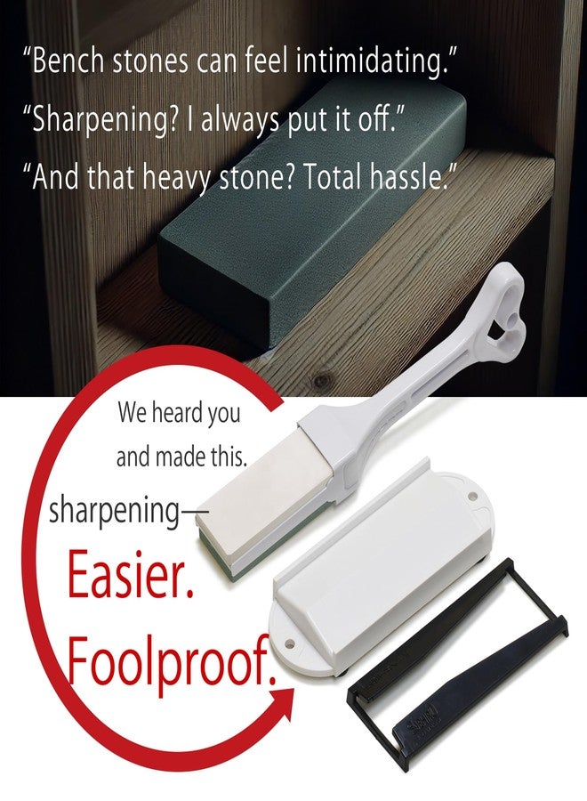 Suehiro Handy stone SKG-48 Handheld sharpening stone [Anyone Foolproof Whetstone] #220, #1000 made in Japan. [Japan ver. (No English manual)] - Image 4