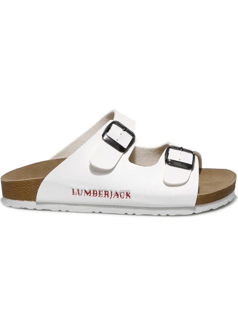 LUMBERJACK - Mendy P 1fx White Women's Slippers - Image 1