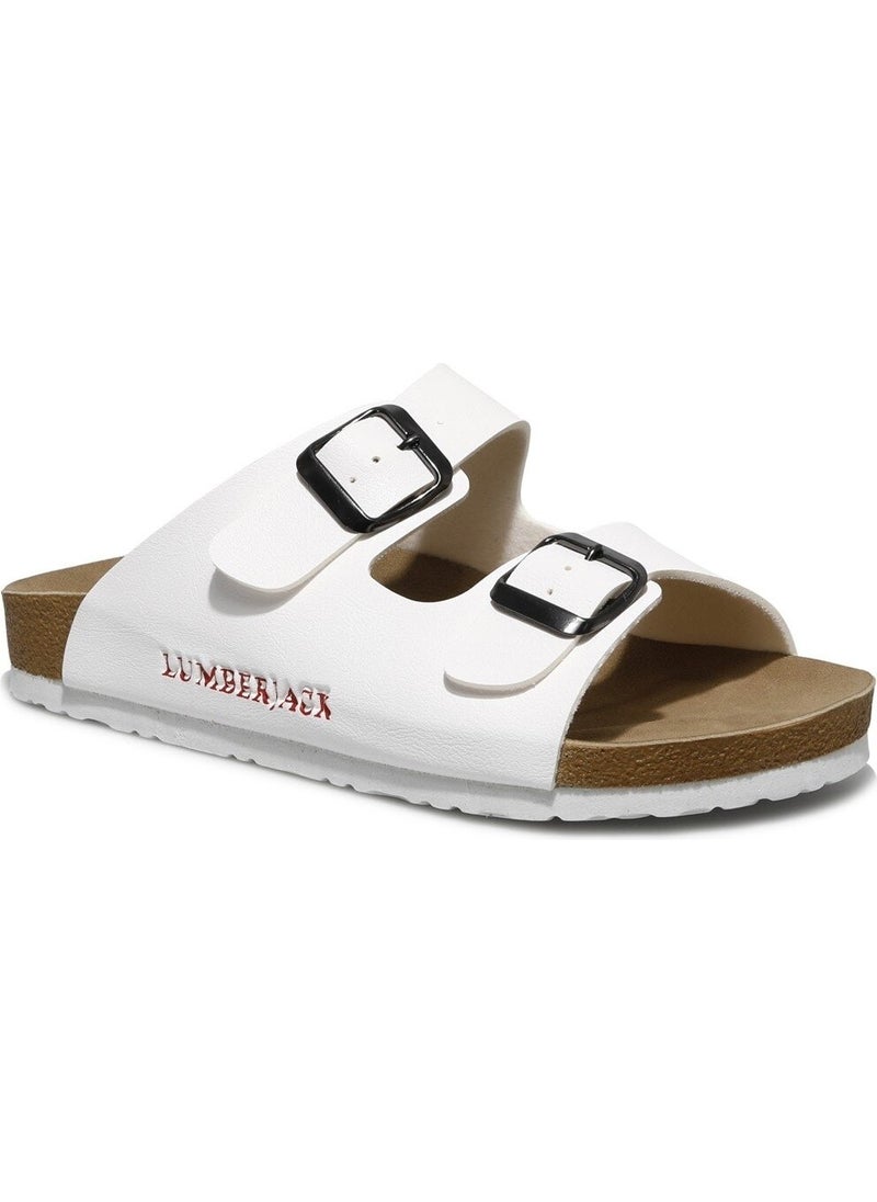 LUMBERJACK - Mendy P 1fx White Women's Slippers - Image 1