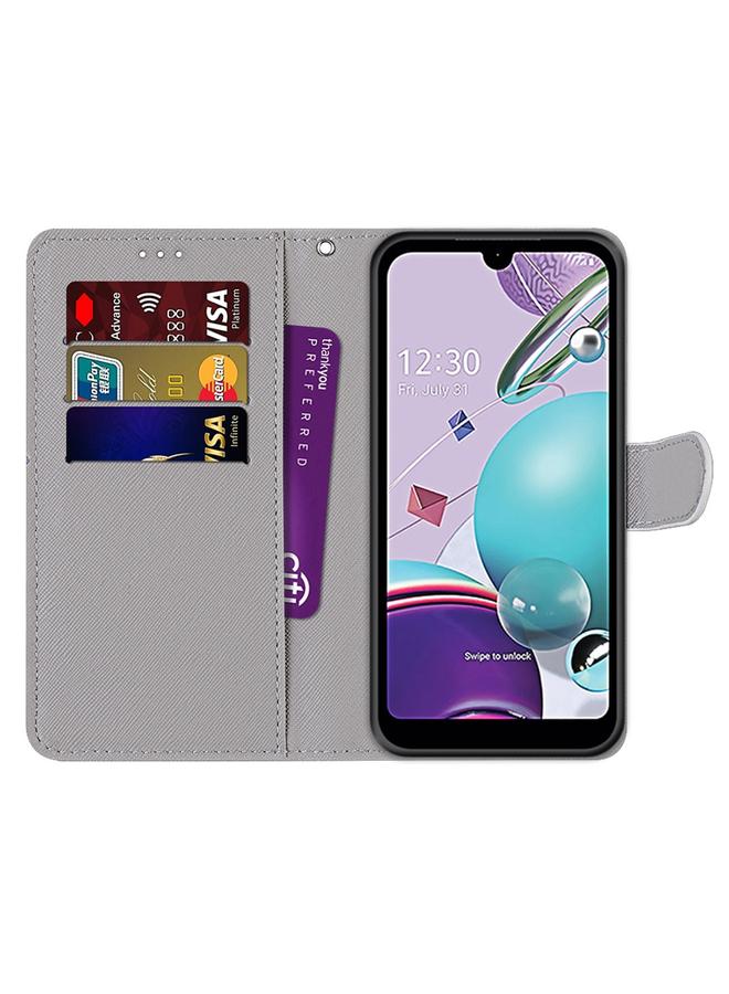 S-TOP Case For LG Aristo 5 / K31 Coloured Drawing Cross Texture Horizontal Flip PU Leather Case with Holder & Card Slots & Wallet & Lanyard - Image 3