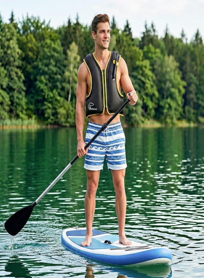 Rrtizan Snorkel Vest for Adult - Inflatable Snorkeling Vest for Adults, Portable Snorkeling Gear (90-220 lbs), Compact Travel Swim Vest for Kayaking, Paddleboarding, Swimming - Image 4