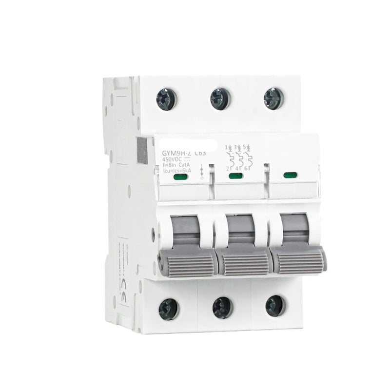GYM9H Z Non Polar DC MCB 2P 16A Circuit Breaker For 12V 24V 48V 60V 110V 600V Solar System - Image 5