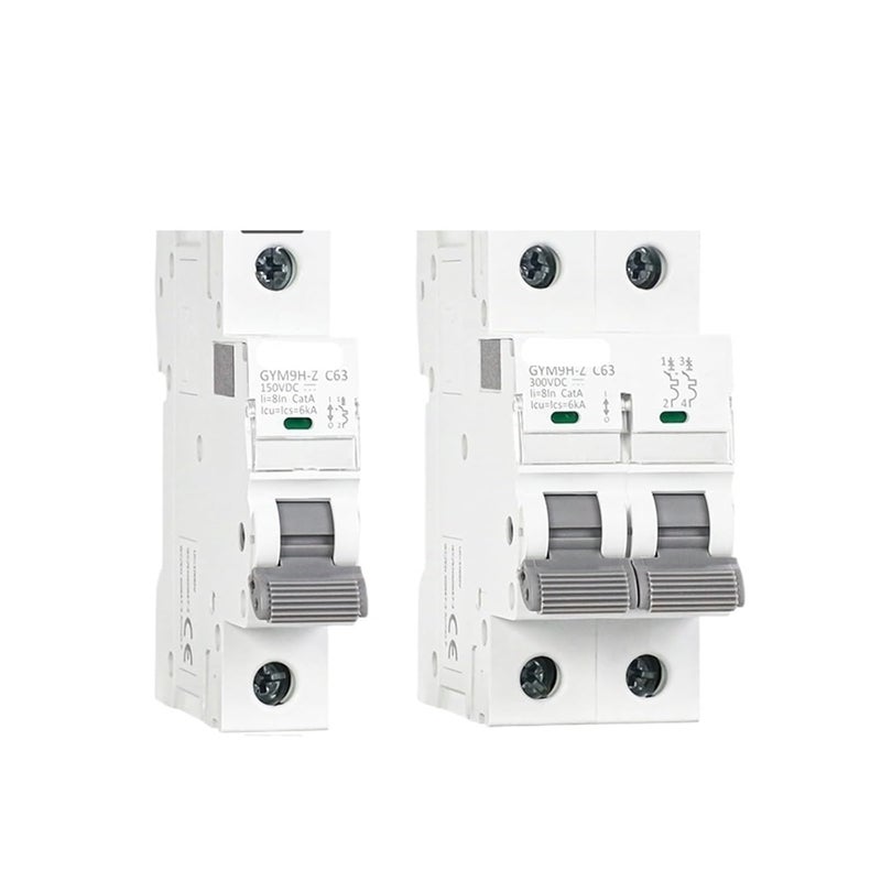 GYM9H Z Non Polar DC MCB 2P 16A Circuit Breaker For 12V 24V 48V 60V 110V 600V Solar System - Image 2