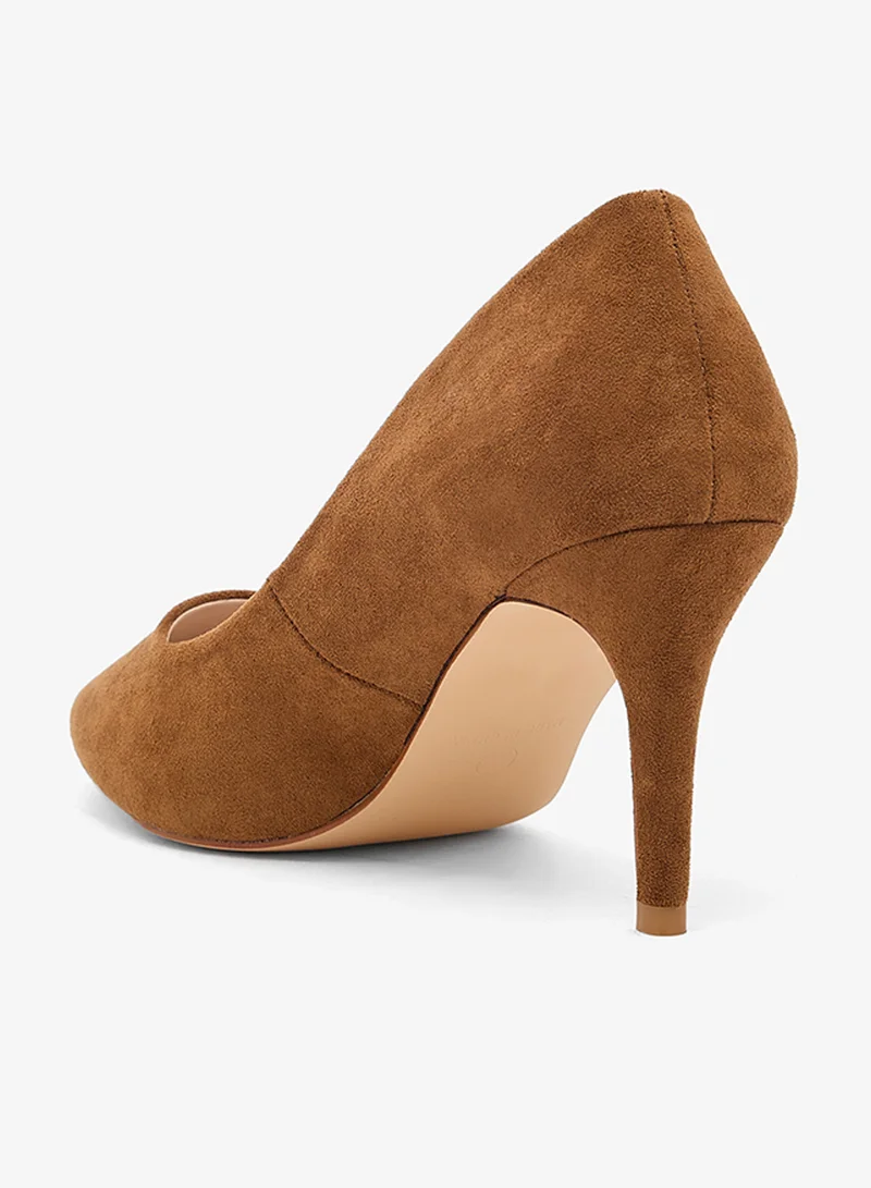 Truffle  Bone Heeled Pumps for Women | Best Price UAE