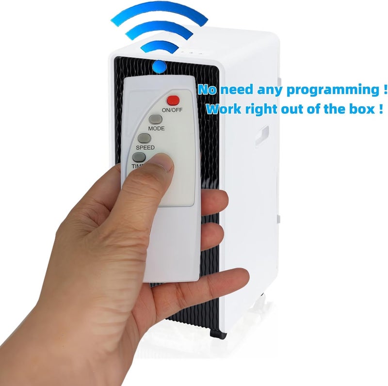 uehba Replacement Remote Control Compatible for Honeywell Portable AC Air Conditioner MN10CEDWW MN10CESBB MN10CESWW-R MN10CESBB-R MN10CES MN10CES-R - Image 3