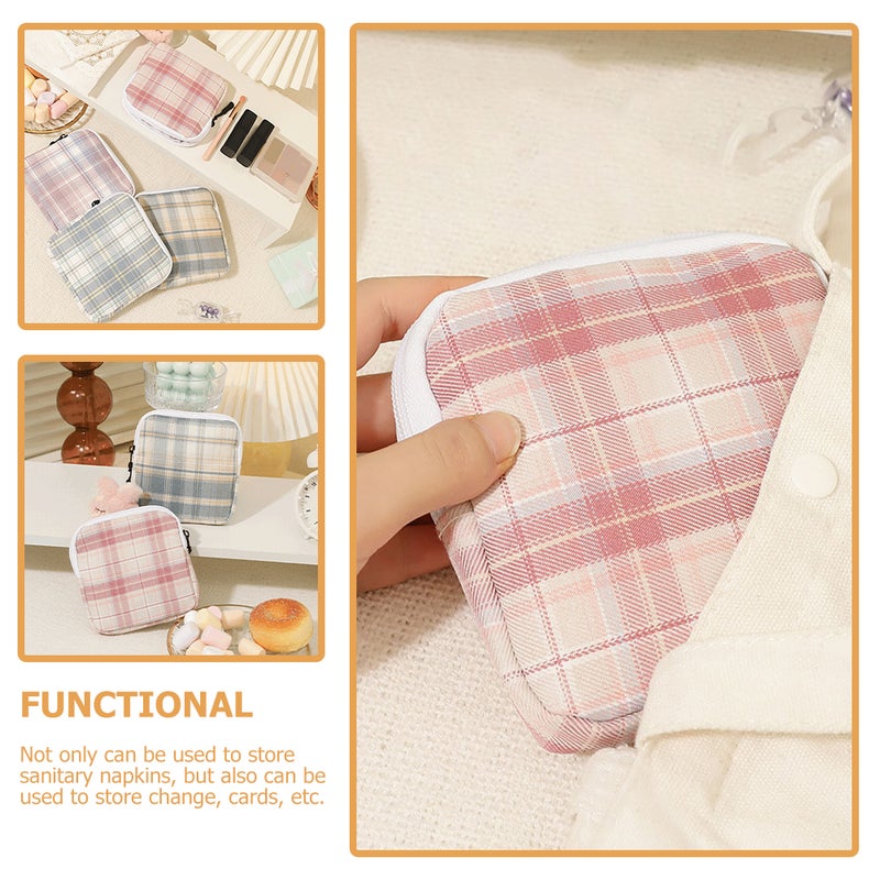 4pcs Outdoor Tampon Storage Bag Tampon Pouch Napkin Pouch Key Pouch - Image 2