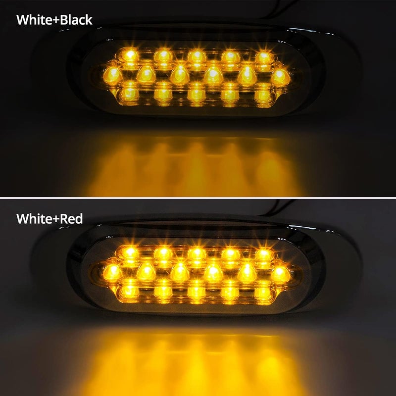 Partsam 10Pcs 6.5 Inch Amber LED Marker Lights - Image 3