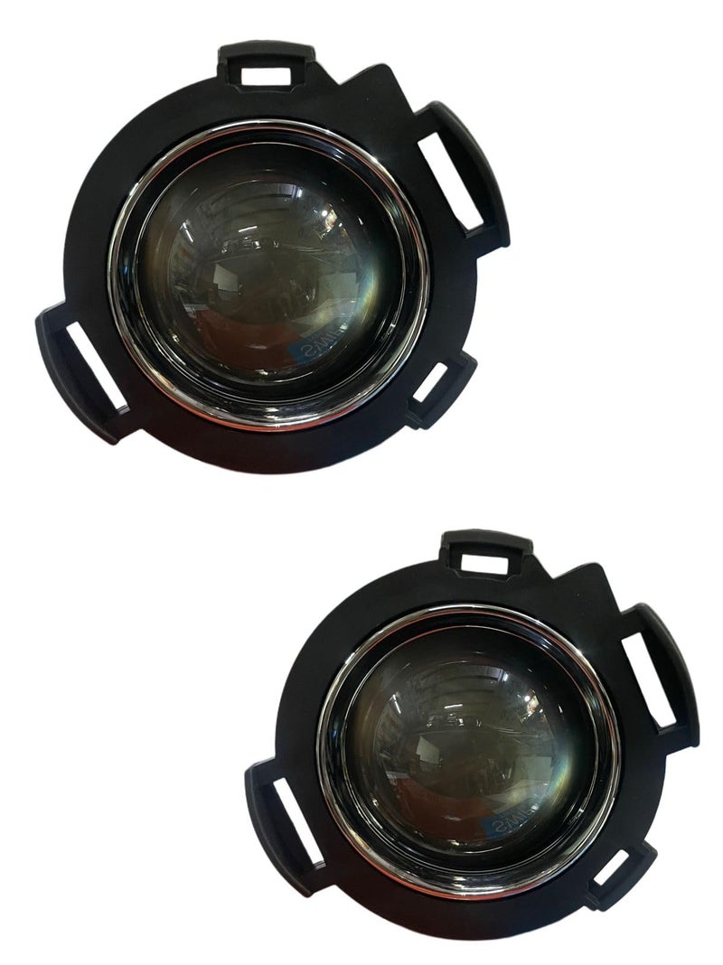 KD K D Projector Fog Lamp Set for Tata Tiago, Tigor, Punch, 2016-2020 Models (WARM WHITE HALOGEN BULB) - Image 1