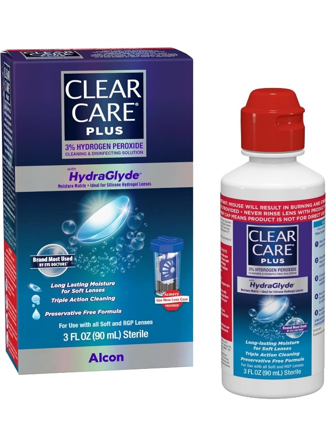Clear Care Clear Care Plus Cleaning And Disinfecting Solution 3Oz  - Image 1