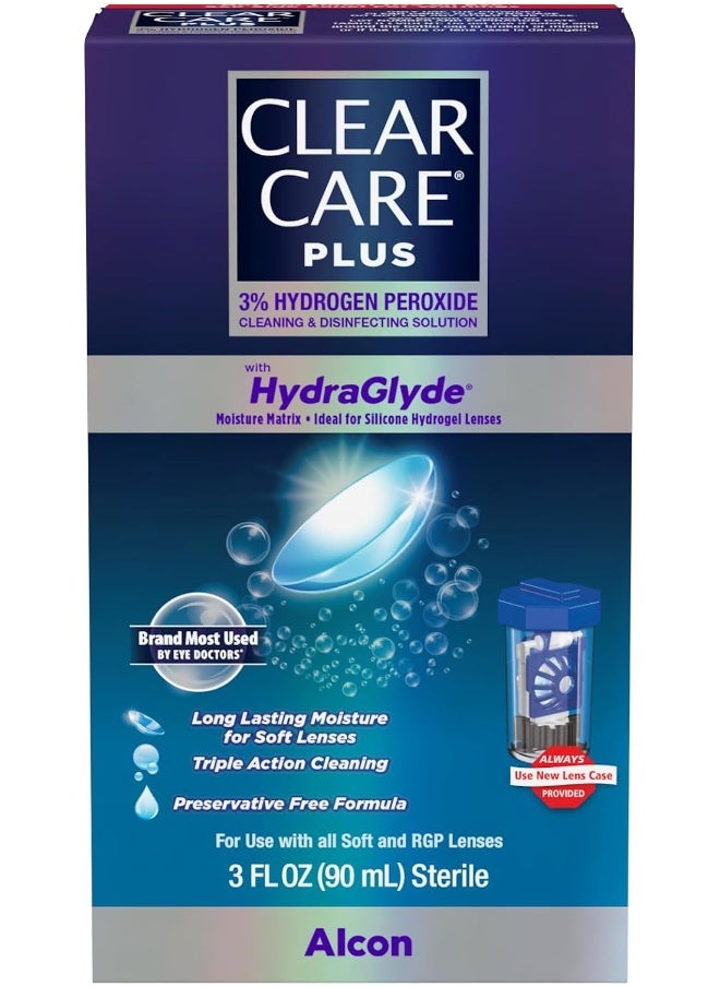 Clear Care Clear Care Plus Cleaning And Disinfecting Solution 3Oz  - Image 2