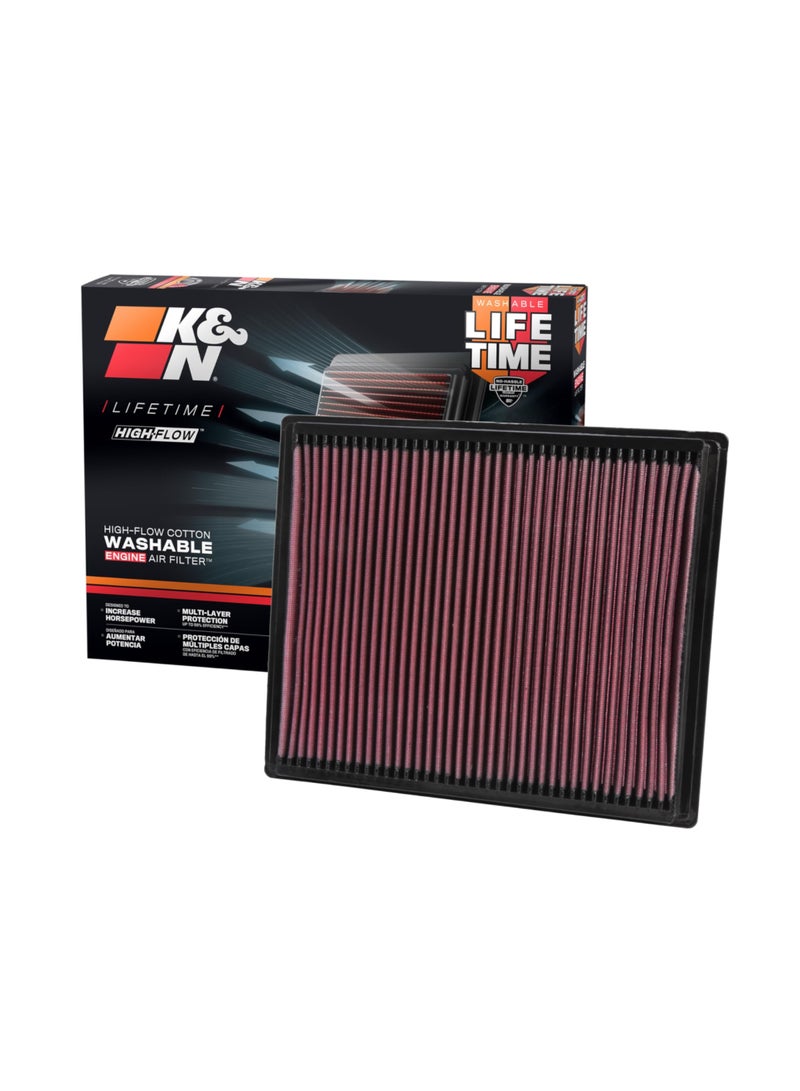 K&N 33-2286 High Performance Engine Air Filter - Image 1